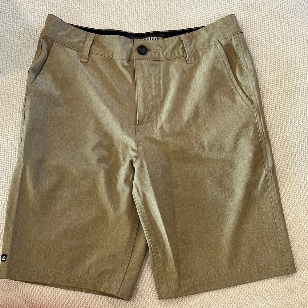 Boy’s Micros Tan Hybrid Shorts size 16